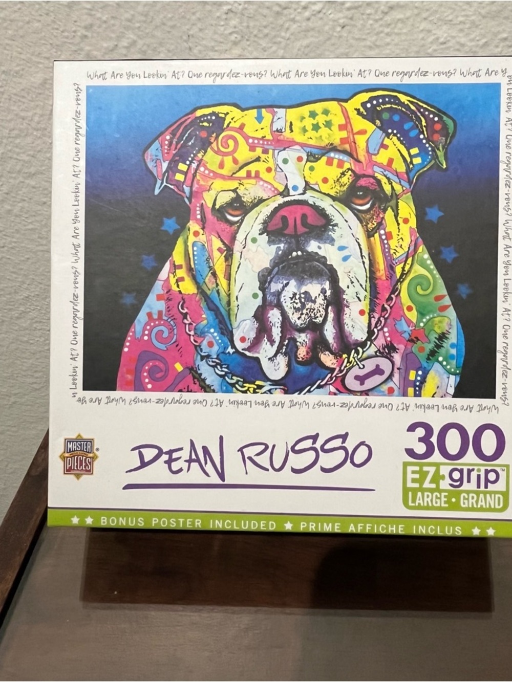Colorful Bulldog 300-Piece EZ Grip Puzzle - Multi